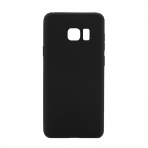 Θήκη MyMobi Σιλικόνης Mat Back Cover για Samsung Galaxy S7 Edge (Μαύρο)