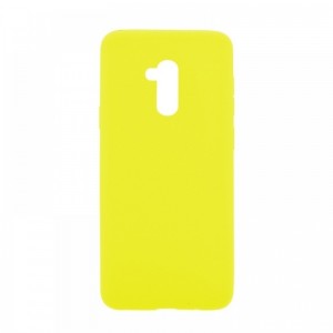 Θήκη MyMobi Σιλικόνης Mat Back Cover για Samsung Galaxy A02 (Κίτρινο) 