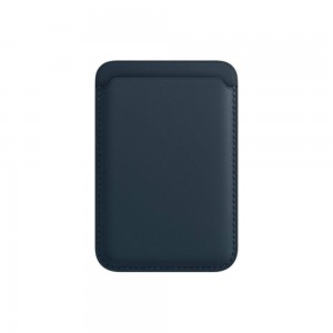 Leather MagSafe Card Holder (Μπλε)