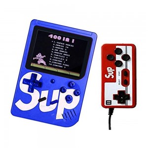 Retro Portable Mini Game Console Sup με Gamepad και 400 Παιχνίδια 2.8'' (Μπλε)