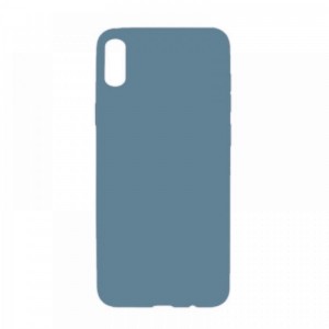 Θήκη MyMobi Σιλικόνης Mat Back Cover για Samsung Galaxy A01 (Μπλε Παστέλ)