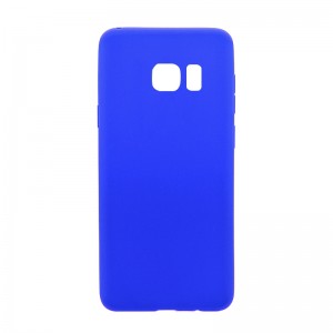 Θήκη MyMobi Σιλικόνης Mat Back Cover για Samsung Galaxy S7 Edge (Μπλε)