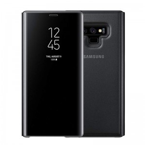 Θήκη MyMobi Clear View Flip Cover για Samsung Galaxy A70 (Μαύρο) 