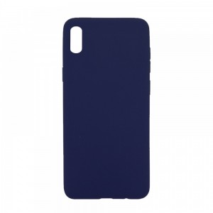 Θήκη MyMobi Σιλικόνης Mat Back Cover για Samsung Galaxy A01 (Σκούρο Μπλε)