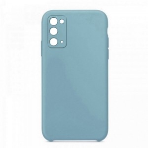Θήκη OEM Silicone Back Cover με Προστασία Κάμερας για Samsung Galaxy Note 20 Ultra (Baby Blue)