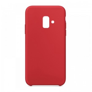 Θήκη OEM Silicone Back Cover για Samsung Galaxy J6 Plus (Red)