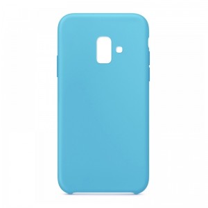 Θήκη OEM Silicone Back Cover για Samsung Galaxy J6 Plus (Sky Blue) 