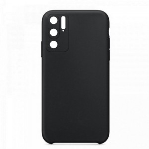 Θήκη OEM Silicone Back Cover με Προστασία Κάμερας για Xiaomi Redmi Note 10 5G (Black)
