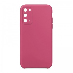 Θήκη OEM Silicone Back Cover για Samsung Galaxy Note 20 (Dark Pink) 