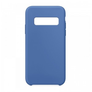Θήκη OEM Silicone Back Cover για Samsung Galaxy S10 (Blue)