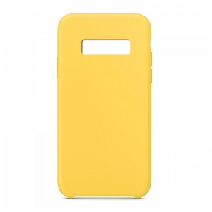 Θήκη OEM Silicone Back Cover για Samsung Galaxy S10 (Canari Yellow)