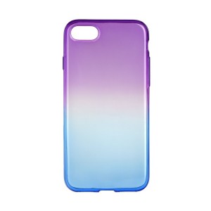Θήκη MyMobi Back Cover Σιλικόνη Ombre Case για Samsung Galaxy A8 Plus  (Μωβ - Μπλε)