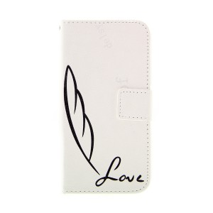Θήκη MyMobi Pen Write Love Flip Cover για iPhone 5/5S  (Design)