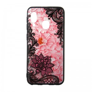Θήκη Pink Flower Back Cover για Samsung Galaxy A20e (Design)