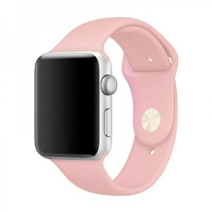 Ανταλλακτικό Λουράκι OEM Silicone για Apple Watch 42/44mm (Pink) 