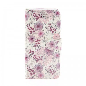 Θήκη Strass Pink Flowers Flip Cover για Samsung Galaxy A53 5G (Design) 