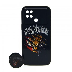 Θήκη MyMobi Danger Back Cover με Προστασία Κάμερας και Popsocket για Xiaomi Poco C40 (Design)