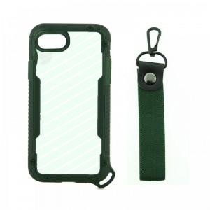 Θήκη OEM Bumper Back Cover με Λουράκι Χειρός για iPhone 7/8 Plus (Πράσινο)