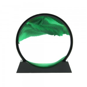 3D Μεγάλη Κλεψύδρα με Βάση (Πράσινο)