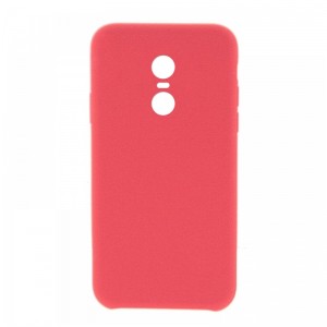Θήκη Silky Silicone Back Cover για Xiaomi Redmi 5 Plus (Φουξ)