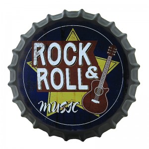 Διακοσμητικό Τοίχου Καπάκι Rock & Roll Music (Design)