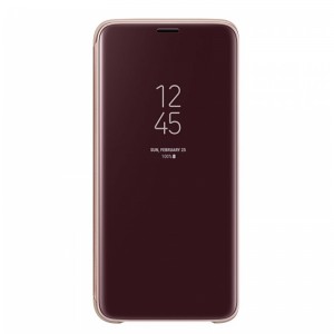 Θήκη MyMobi Clear View Flip Cover για Samsung Galaxy S20 Ultra (Rose Gold) 