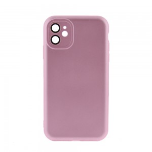 ήκη Metallic Back Cover με Προστασία Κάμερας για iPhone 11 (Ροζ)
