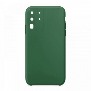 Θήκη OEM Silicone Back Cover με Προστασία Κάμερας για Samsung Galaxy S20 Ultra (Pine Green)