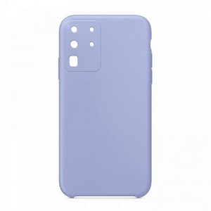 ήκη OEM Silicone Back Cover με Προστασία Κάμερας για Samsung Galaxy S20 Ultra (Purple) 