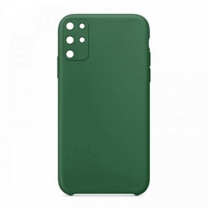 Θήκη OEM Silicone Back Cover με Προστασία Κάμερας για Samsung Galaxy S20 Plus (Pine Green) 