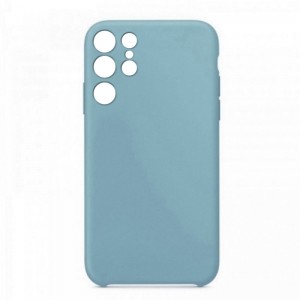 Θήκη OEM Silicone Back Cover για Samsung Galaxy S21 Ultra (Baby Blue)