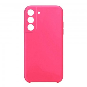 Θήκη OEM Silicone Back Cover με Προστασία Κάμερας για Samsung Galaxy S21 Plus (Hot Pink)