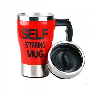 Κούπα καφέ που ανακατεύει μόνη της Self Stirring Mug (Κόκκινο)