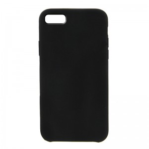 Θήκη Silky Silicone Back Cover για iPhone 7/8 (Μαύρο)