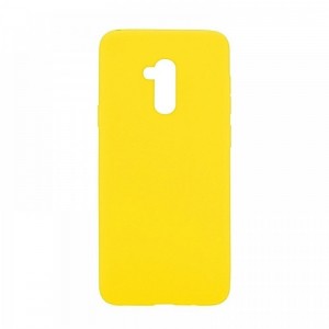 Θήκη MyMobi Σιλικόνης Mat Back Cover για Samsung Galaxy A01 (Σκούρο Κίτρινο)
