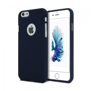 Θήκη Goospery Soft Feeling with Hole Back Cover για iPhone 6/6S Plus (Μπλε)