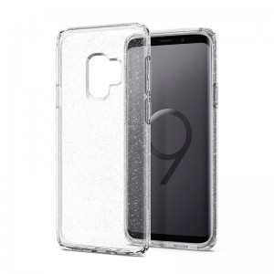 Θήκη Spigen Liquid Crystal Glitter Back Cover για Samsung Galaxy S9  (Crystal Quartz)