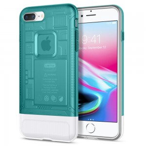 Θήκη Spigen Classic C1 Case Back Cover για iPhone 8 Plus (Bondi Blue)