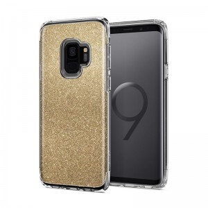 Θήκη Spigen Slim Armor Crystal Glitter Back Cover για Samsung Galaxy S9  (Gold Quartz)