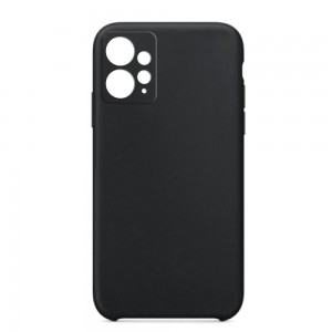 Θήκη OEM Silicone Back Cover με Προστασία Κάμερας για Xiaomi Redmi Note 12 4G (Black)