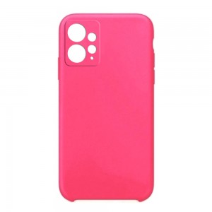 Θήκη OEM Silicone Back Cover με Προστασία Κάμερας για Xiaomi Redmi Note 12 4G (Hot Pink)