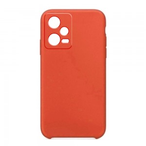 Θήκη OEM Silicone Back Cover με Προστασία Κάμερας για Xiaomi Redmi Note 12 Pro (Orange) 