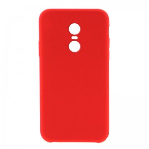 Θήκη Silky Silicone Back Cover για Xiaomi Redmi 5 Plus (Κόκκινο)