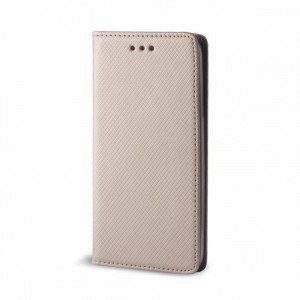 Θήκη Flip Cover Smart Magnet για Samsung Galaxy A8 Plus (Χρυσό)