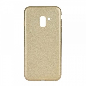 Θήκη MyMobi Back Cover Σιλικόνη Shining Case για Samsung Galaxy A01 (Χρυσό)