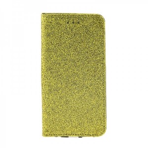 Θήκη OEM Shining Flip Cover για iPhone XR (Χρυσό)