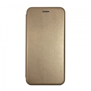Θήκη MyMobi Flip Cover Elegance για Samsung Galaxy J3 2017  (Χρυσό)