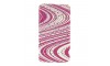 Θήκη Strass με δύο παράθυρα Pink Stripes Flip Cover για Universal 5.3-5.8 (Design)
