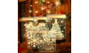 Διακοσμητικά Λαμπάκια Κουρτίνα με 3D Σχέδια (1,5m, 60 φωτάκια) (Διαφανές)