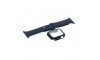 Θήκη Προστασίας με Tempered Glass & Λουράκι Σιλικόνης για Apple Watch 40mm (Midnight Blue) 